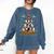 Ugly Sweater Christmas Tree Boston Terrier Dog Xmas Pajama Comfort Colors Sweatshirt Denim