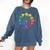 Unique For Artists By ADS Color Wheel Educational Art Teacher Dog Themed Artist Small Comfort Colors Sweatshirt Denim Unique For Artists By ADS Color Wheel Educational Art Teacher Dog Themed Artist Small Comfort Colors Sweatshirt Denim