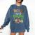 Wild About Preschool Teacher Student Preschool Zoo Safari Comfort Colors Sweatshirt Denim
