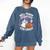 Will Trade Students For Candy Halloween Teacher Comfort Colors Sweatshirt Denim