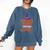 Witchy Halloween Hocus Pocus Everybody Focus Teacher Pumpkin Comfort Colors Sweatshirt Denim
