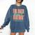 Women The Math Ain't Mathin Show Your Work Math Teacher Comfort Colors Sweatshirt Denim