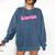 Women Retro Pink Scientist Science Teacher Back To School Comfort Colors Sweatshirt Denim Women Retro Pink Scientist Science Teacher Back To School Comfort Colors Sweatshirt Denim