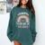 100th Day Of 2nd Grade 100 Days Of School Teacher Comfort Colors Sweatshirt Blue Spruce