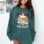 3rd Grade Boo Crew Third Grade Halloween Costume Teacher Kid Comfort Colors Sweatshirt Blue Spruce