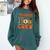 4th Grade Boo Crew Teacher Student Halloween Comfort Colors Sweatshirt Blue Spruce