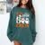 5th Grade Boo Crew Teachers Students Ghost Halloween Comfort Colors Sweatshirt Blue Spruce