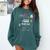 60 Year Old Math Teacher Square Root Of 3600 60th Birthday Comfort Colors Sweatshirt Blue Spruce