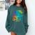 67 Meme PEMDAS Elementary Math Teacher Six Seven Comfort Colors Sweatshirt Blue Spruce