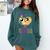 Abstract Cat Art Picatsso Shirt For Art Teachers Comfort Colors Sweatshirt Blue Spruce