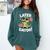 Alligator Later Gator Teacher Summer Last Day Fun Comfort Colors Sweatshirt Blue Spruce