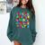 Alphabet Animals ABCs Zoo Kids Boys Girls Teacher Comfort Colors Sweatshirt Blue Spruce