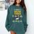 Anatomy Of Boston Terrier Dog Lover Comfort Colors Sweatshirt Blue Spruce