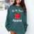 A Is For Apple Toddler Kindergarten Preschool Teacher Comfort Colors Sweatshirt Blue Spruce A Is For Apple Toddler Kindergarten Preschool Teacher Comfort Colors Sweatshirt Blue Spruce