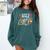 Lets Make Art Colerful Artists Painter Art Teacher Men Women Girls Kids Comfort Colors Sweatshirt Blue Spruce