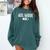 ASL Mode Sign Language Deaf ASL Teacher Comfort Colors Sweatshirt Blue Spruce