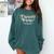 Theatre Teacher Back To School Essential Must Have Comfort Colors Sweatshirt Blue Spruce