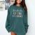 But Did You Take Attendance-Teacher School Secretary Team Comfort Colors Sweatshirt Blue Spruce