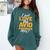 AVID Team Appreciation Essentials AVID Program Teacher Comfort Colors Sweatshirt Blue Spruce