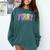Back To School Neon Checkered First Grade Colorful Teacher Comfort Colors Sweatshirt Blue Spruce Back To School Neon Checkered First Grade Colorful Teacher Comfort Colors Sweatshirt Blue Spruce