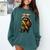 Back To School Raccoon Teachers Student Kids Comfort Colors Sweatshirt Blue Spruce