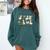 Behavior Analyst Silly Goose RBT ABA Therapy Sped Teacher Comfort Colors Sweatshirt Blue Spruce