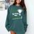 Best Teacher By Par Golf Golfer Comfort Colors Sweatshirt Blue Spruce