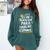 Bilingual Teacher Maestra Spanish Teacher Comfort Colors Sweatshirt Blue Spruce
