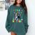 My Birthday Colorful Costume Boston Terrier Party Comfort Colors Sweatshirt Blue Spruce