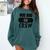 Boo Boo Crew First Aid School Nurse Day Care Teacher Comfort Colors Sweatshirt Blue Spruce