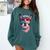 Boston Terrier 4th Of July US Merica Bostie Dog Patriotic For Men Women Kids Comfort Colors Sweatshirt Blue Spruce