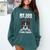 Boston Terrier American Gentleman Dog Lover I'm Well Trained Comfort Colors Sweatshirt Blue Spruce