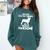 Boston Terrier Awesome Comfort Colors Sweatshirt Blue Spruce