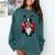 Boston Terrier Boxing Comfort Colors Sweatshirt Blue Spruce