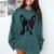 Boston Terrier Dog 4th July America USA Flag Men Women Kids Comfort Colors Sweatshirt Blue Spruce