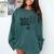 Boston Terrier Dog Bostie Mom Idea For Women Comfort Colors Sweatshirt Blue Spruce