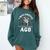 Boston Terrier Dog Comfort Colors Sweatshirt Blue Spruce