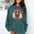 Boston Terrier Dog Japanese Style Samurai Dogs Comfort Colors Sweatshirt Blue Spruce