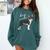 Boston Terrier Dog Mom Woman Women Comfort Colors Sweatshirt Blue Spruce