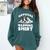 Boston Terrier Dog Official Sleeping Shirt Men Women Kids Comfort Colors Sweatshirt Blue Spruce