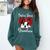 Boston Terrier Grandma Dog Owner Boston Terrier For Men Women Comfort Colors Sweatshirt Blue Spruce