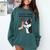 Boston Terrier Grandma Mother's Day Dog Mom Comfort Colors Sweatshirt Blue Spruce