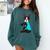 Boston Terrier I Love Mom Apparel Comfort Colors Sweatshirt Blue Spruce