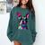 Boston Terrier Lovers Pop Art Boston Terrier Comfort Colors Sweatshirt Blue Spruce