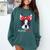 Boston Terrier Mom Bostie Women Girls Comfort Colors Sweatshirt Blue Spruce