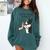 Boston Terrier Mom Dogs Mum Woman Comfort Colors Sweatshirt Blue Spruce