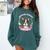 Boston Terrier Mom Mother's Day Comfort Colors Sweatshirt Blue Spruce