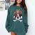Boston Terrier Pirate T Shirt Jolly Roger Crossbones Skull Comfort Colors Sweatshirt Blue Spruce