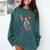 Boston Terrier Splash Comfort Colors Sweatshirt Blue Spruce