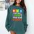 Bruh Did You Even Show Your Work For Science Teachers For Men Women Comfort Colors Sweatshirt Blue Spruce